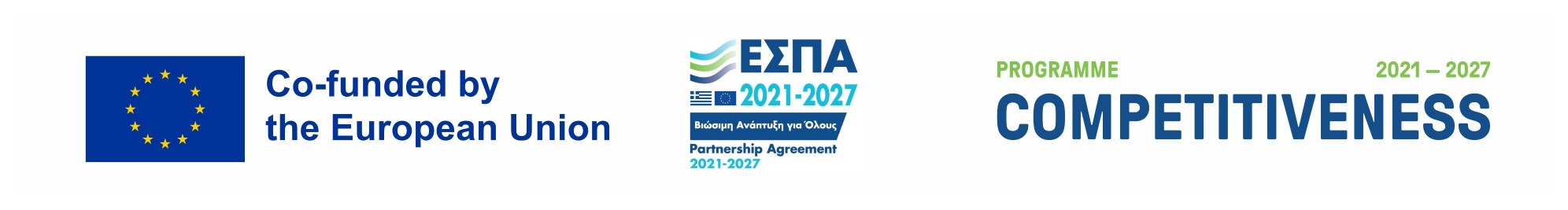 Co-funded by the European Union; NSRF 2021–2027; Competitiveness Programme 2021–2027